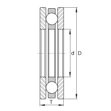 FAG Axial-Rillenkugellager - FT12