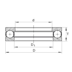 FAG Axial-Rillenkugellager - GT15