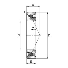 FAG Spindellager - HC71907-E-T-P4S