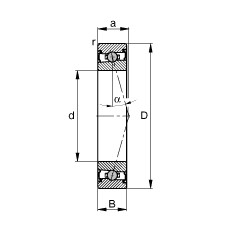 FAG Spindellager - HCS71907-C-T-P4S