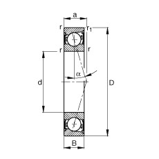 FAG Spindellager - B71907-C-2RSD-T-P4S