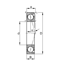 FAG Spindellager - B71907-C-T-P4S