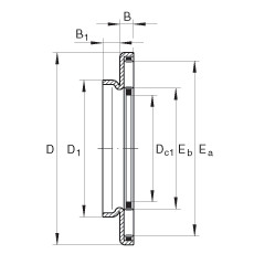 FAG Axial-Nadellager - AXW35