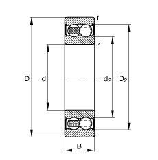 roulements 2311-2RS-TVH FAG