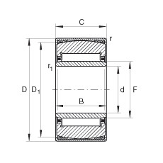 FAG Einstell-Nadellager - PNA35/55-XL