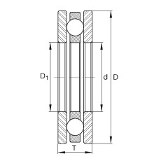 FAG Axial-Rillenkugellager - 4413