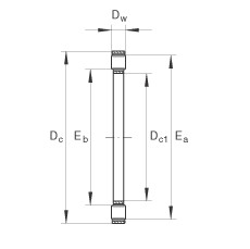 FAG Axial-Zylinderrollenkranz - K81206-TV