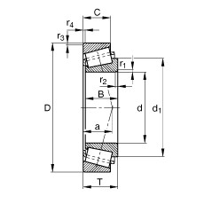 FAG Kegelrollenlager - 30306-XL