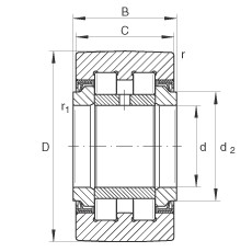 FAG Stützrollen - PWTR30-2RS-RR-XL