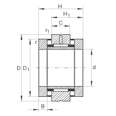 FAG Nadel-Axial-Zylinderrollenlager - ZARN3062-TV