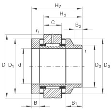 FAG Nadel-Axial-Zylinderrollenlager - ZARN3062-L-TV