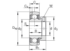 FAG Spannlager - GRA103-NPP-B-AS2/V