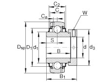 roulements G1104-206-KRR-B-AS2/V INA