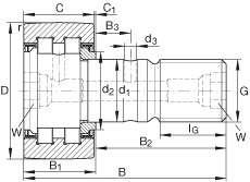 FAG Kurvenrollen - PWKR80-2RS-RR-XL