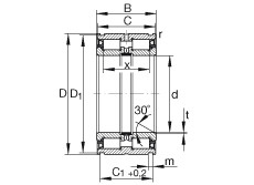 Bantalan SL04160-PP INA