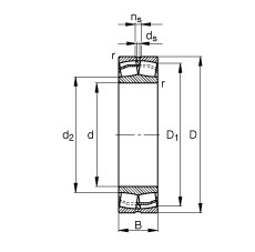 FAG Pendelrollenlager - 22206-E1-XL