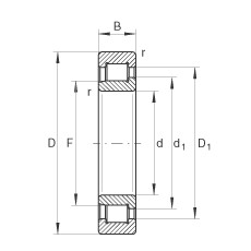 Bantalan SL192309 INA