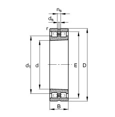 FAG Zylinderrollenlager - NN3006-AS-K-M-SP