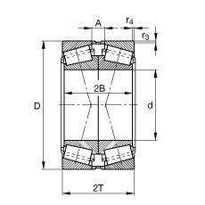 Rodamiento 32322-A-N11CA FAG