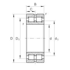 Bantalan SL014948 INA