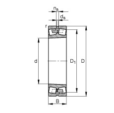 Rolando 249/950-B-K30-MB FAG