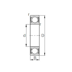 підшипник W6203-2RS CYSD