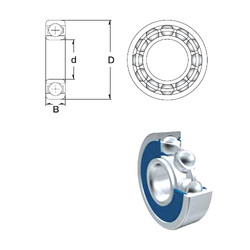 roulements 61814-2RS ZEN