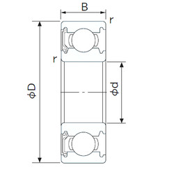 Bantalan 6018-RS CYSD