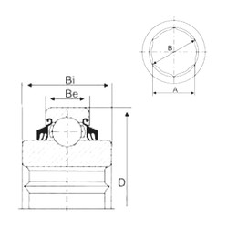 roulements W208PPB21 CYSD