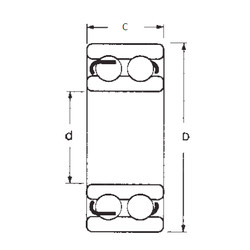 roulements 4309-2RS FBJ