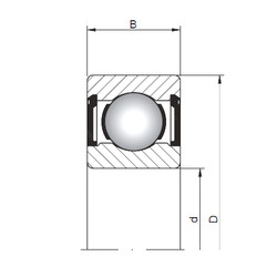 Bantalan 619/3 ZZ CX