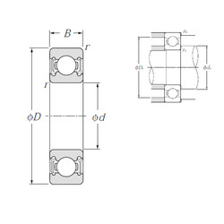 Bantalan 6024LLU NTN