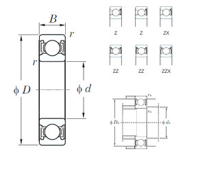 Bantalan 6316Z KOYO