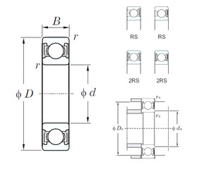 Bantalan 6019-2RS KOYO