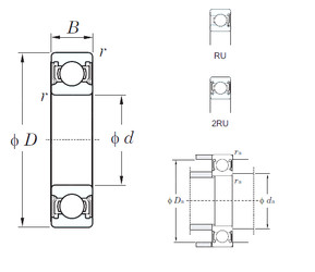 Bantalan 6034-2RU KOYO