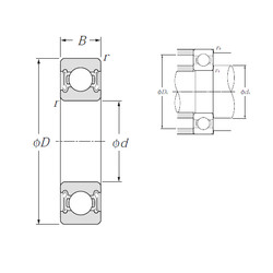 Bantalan 6317LLB NTN