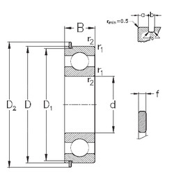 Bantalan 6313-Z-N NKE