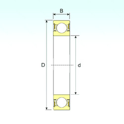 roulements 61824-2RZ ISB