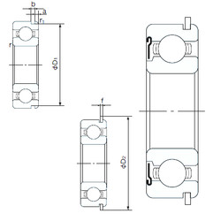 Bantalan 6019ZNR NACHI