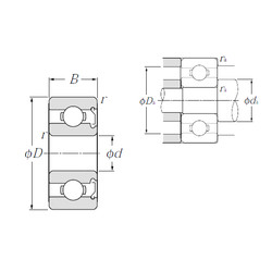 Bantalan BC6-16AZ NTN