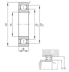 Bantalan 618/710-M FAG