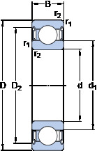 підшипник 6313-2Z/VA228 SKF