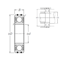 Bantalan AC-6307LLB NTN