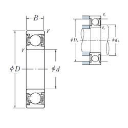 Bantalan BL 206 ZZ NSK