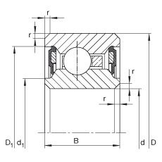 Bantalan CSCU110-2RS INA