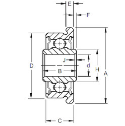 Bantalan F4DD Timken