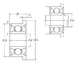 Bantalan F604ZZ NSK