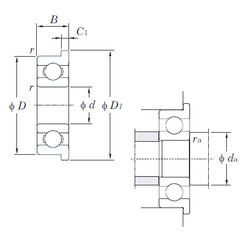 roulements F695 KOYO