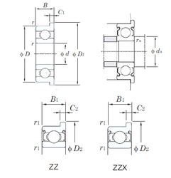 Подшипник WMLF2508ZZ KOYO