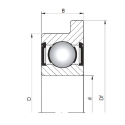 Bantalan FL618/4 ZZ ISO